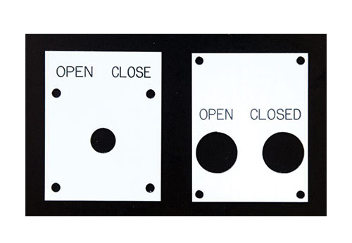 Control & Electrical Panel Labels